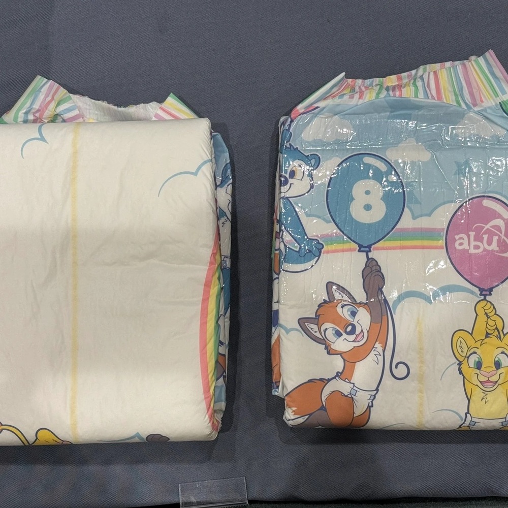 abu | Accessories | 2x Abu Tiny Tails Adult Diaper Sample Abdl